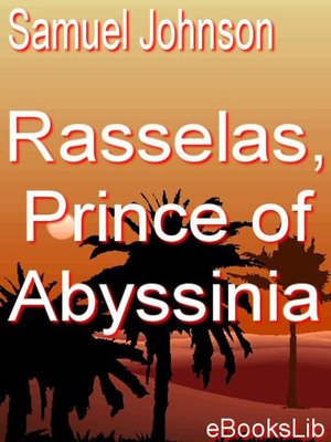 cover image of Rasselas, Prince of Abyssinia